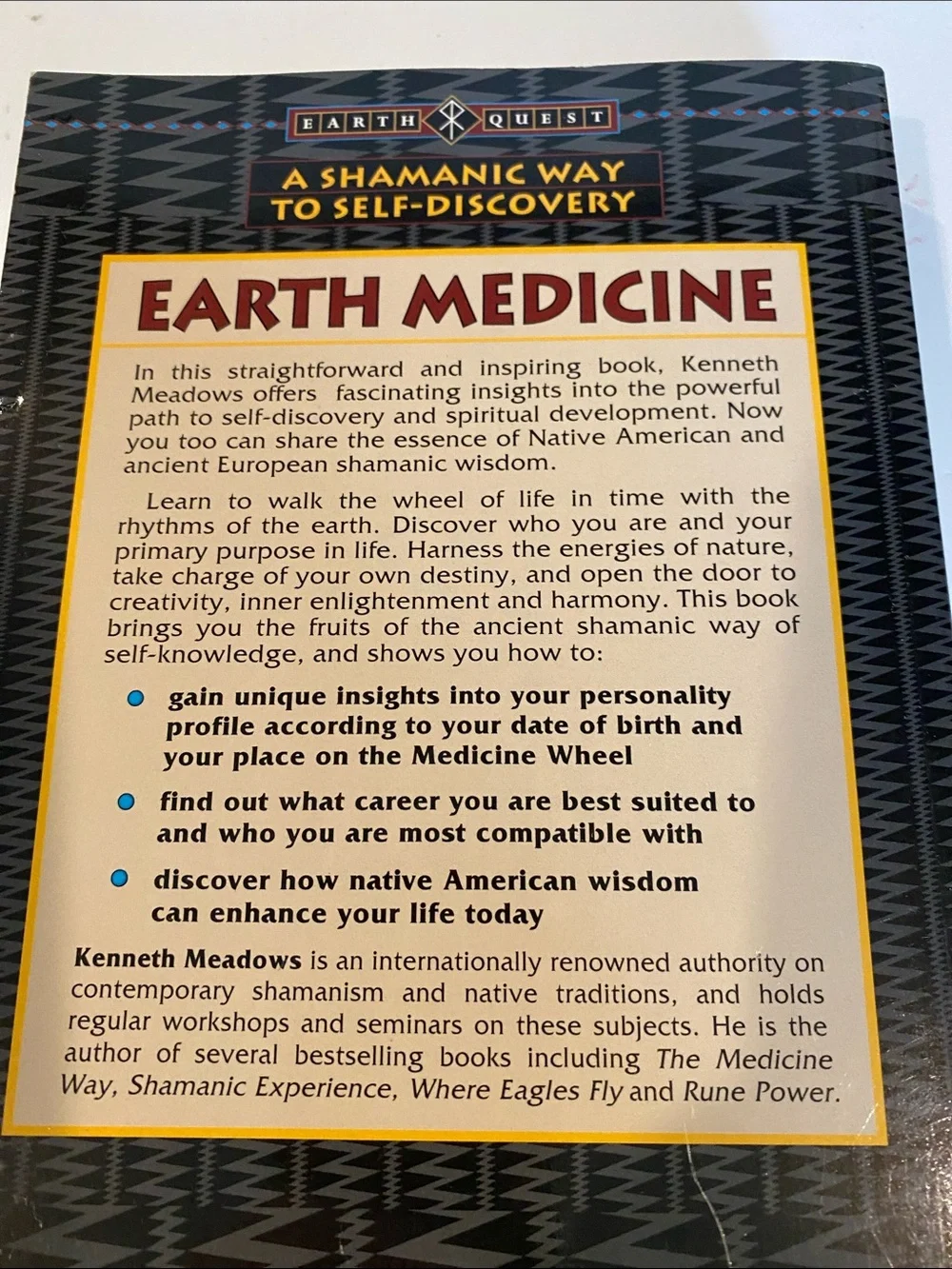 “Earth Medicine,”